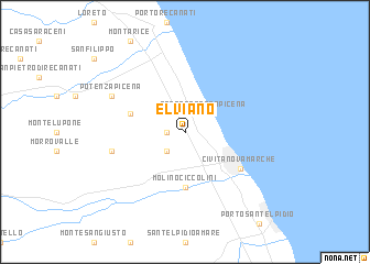 map of Elviano