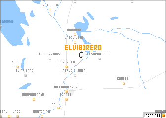 map of El Viborero