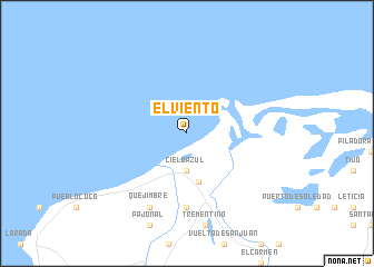 map of El Viento