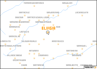 map of El Vigía