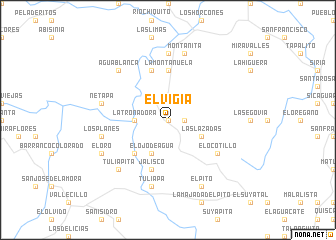 map of El Vigía