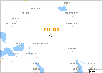 map of El Vigía