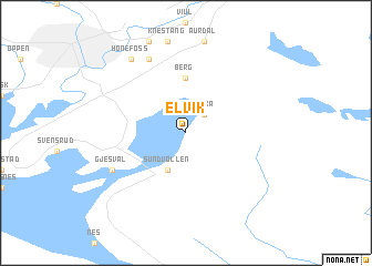 map of Elvik