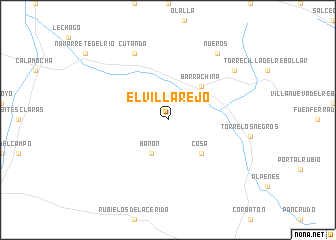 map of El Villarejo