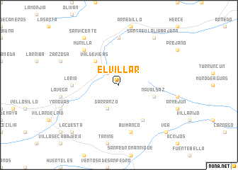 map of El Villar