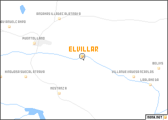 map of El Villar