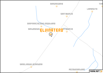 map of El Vinatero