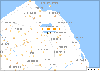 map of El Vínculo