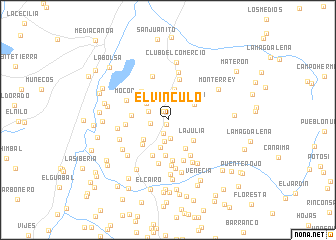 map of El Vínculo