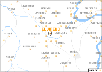 map of El Viñedo