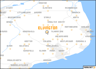 map of Elvington