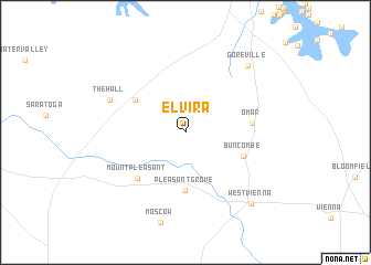 map of Elvira