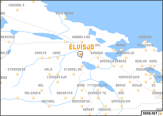 map of Elvisjö