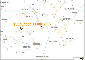 map of El Volador