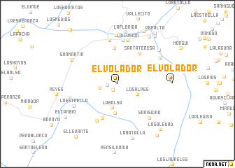 map of El Volador
