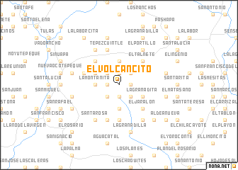 map of El Volcancito