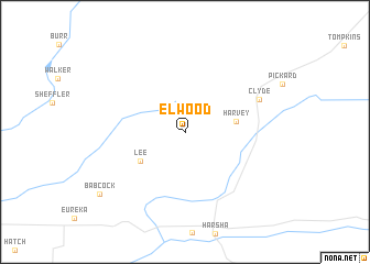 map of Elwood