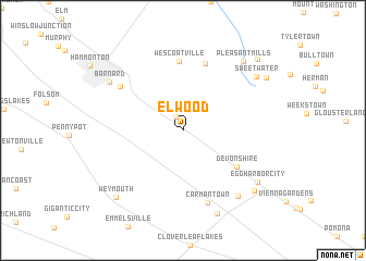 map of Elwood