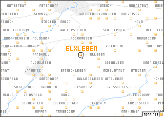 map of Elxleben