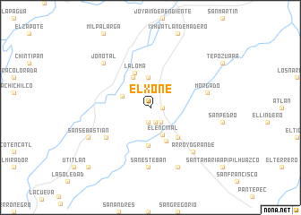 map of El Xoñé