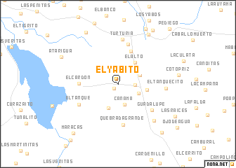 map of El Yabito