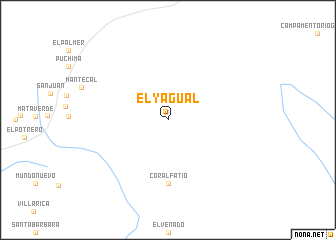 map of El Yagual