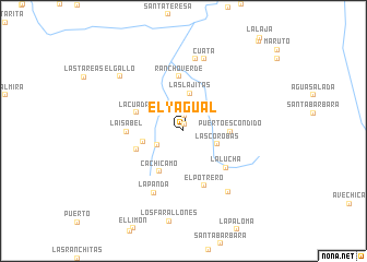 map of El Yagual