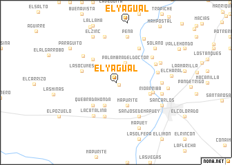 map of El Yagual