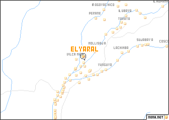 map of El Yaral
