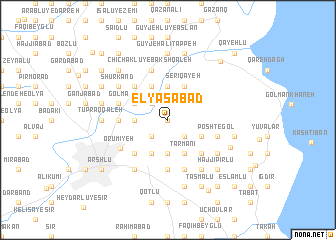 map of Elyāsābād