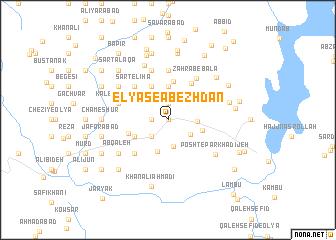 map of Elyās-e Ābezhdān