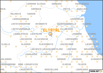 map of El Yayal