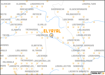 map of El Yayal