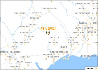 map of El Yayal