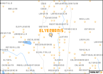 map of El Yerbanís