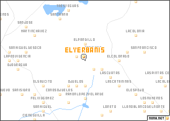 map of El Yerbanís