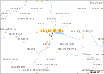 map of El Yerbanis