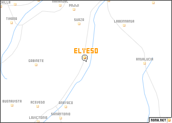 map of El Yeso