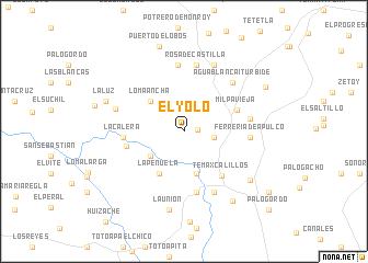 map of El Yolo