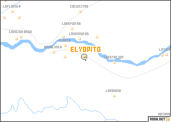 map of El Yopito
