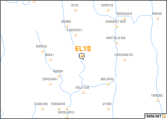 map of Elyo