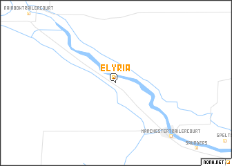 map of Elyria