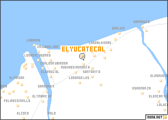 map of El Yucatecal