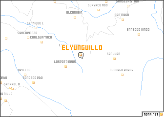 map of El Yunguillo