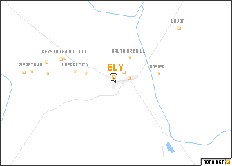 map of Ely
