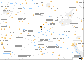 map of Ely