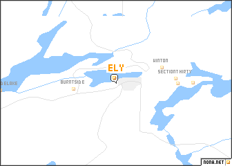 map of Ely