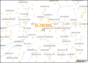 map of El Zacamil