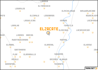 map of El Zacate