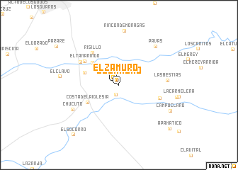 map of El Zamuro